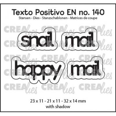 Crealies Cutting Dies - Snail Mail / Happy Mail