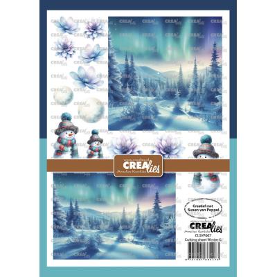Crealies Cutting Sheet Winter G