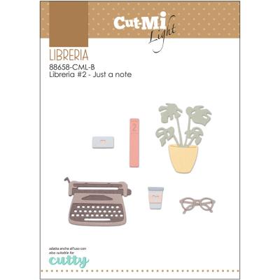 Impronte d'Autore Cutting Dies - Libreria #2 Just a Note