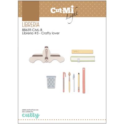 Impronte d'Autore Cutting Dies - Libreria #3 Crafty Lovers