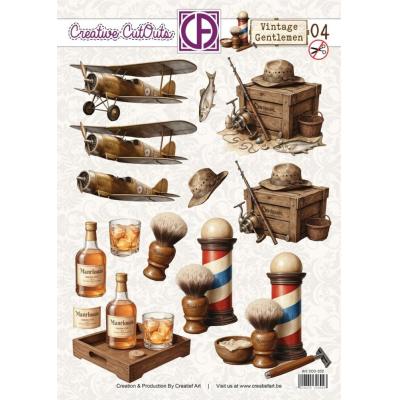 Creatief Art Vintage Gentlemen 4 - Creative CutOuts