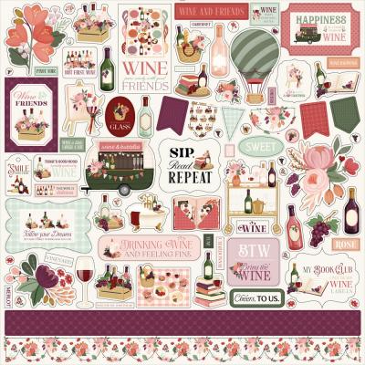 Carta Bella Wine - Element Sticker