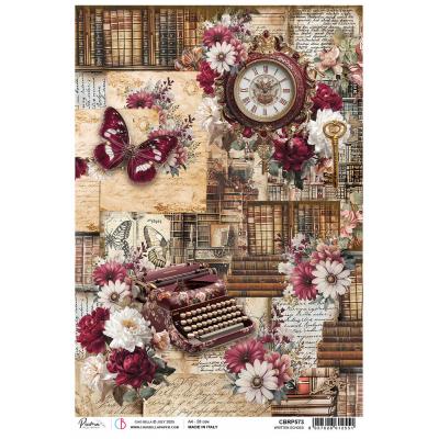 Ciao Bella Book Lovers Rice Paper - Written Echoes