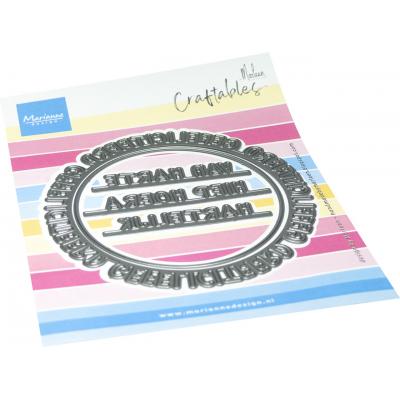 Marianne Design Craftables Die - Gefeliciteerd Cirkel (NL)