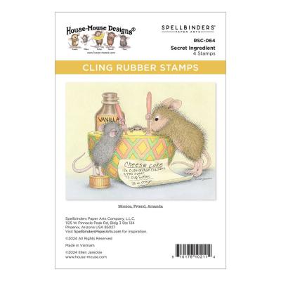 Spellbinders House-Mouse Designs Stempel - Secret Ingredient