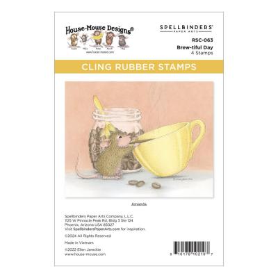 Spellbinders House-Mouse Designs Stempel - Brew-tiful Day