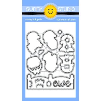 Sunny Studios Cutting Dies - Woolly Friends