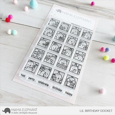 Mama Elephant Stempel - Lil Birthday Docket