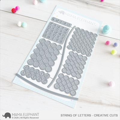 Mama Elephant Creative Cuts - String Of Letters