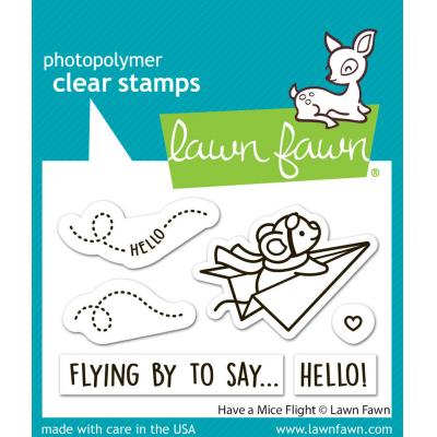 Lawn Fawn Stempel - Have A Mice Flight