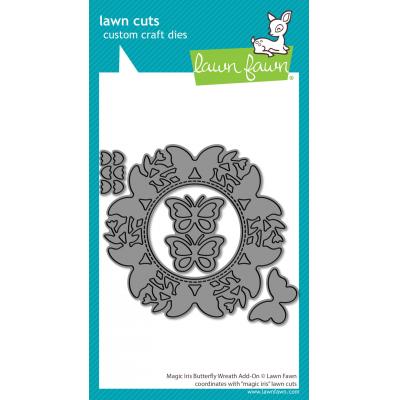 Lawn Fawn Lawn Cuts - Magic Iris Butterfly Wreath Add-On