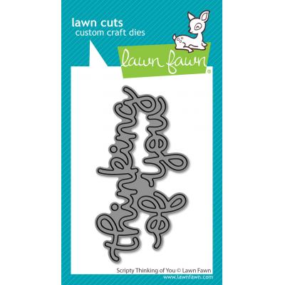 Lawn Fawn Lawn Cuts - Scripty Thinking Of You