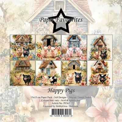 Paper Favourites Paper Pad - Happy Pigs