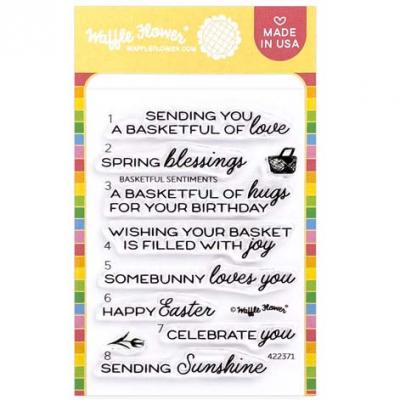 Waffle Flower Stempel - Basketful Sentiments