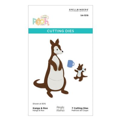 Spellbinders Say Cheese Classic Pooh Baby Etched Dies - Kanga & Roo Characters