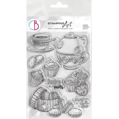 Ciao Bella Lunibloom Stempel - Spring Tea Party