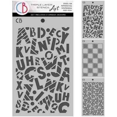 Ciao Bella Lunibloom Stencil - Triple Layer Set