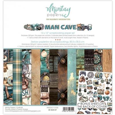 Mintay Papers Man Cave - Scrapbooking Paper Pad
