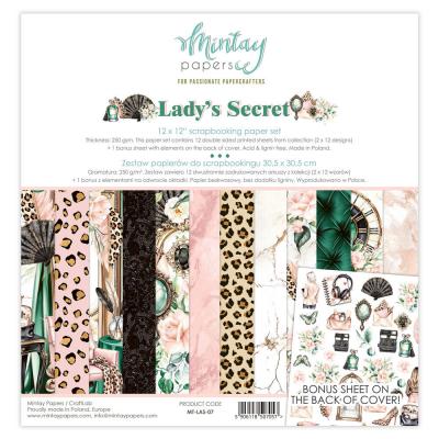 Mintay Papers Lady's Secret - Scrapbooking Paper Set