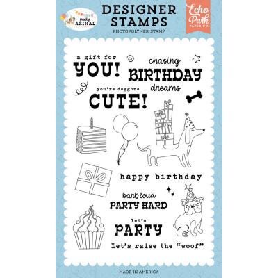 Echo Park Party Animal Stempel - Chasing Birthday Dreams