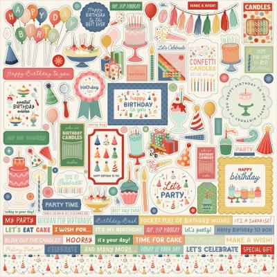 Carta Bella They Say It's Your Birthday - Element Sticker