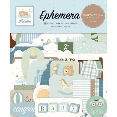 Carta Bella Little Lullabies Baby Boy - Ephemera