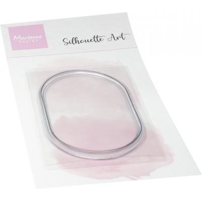 Marianne Design Silhouette Art Stempel - Oval Frame