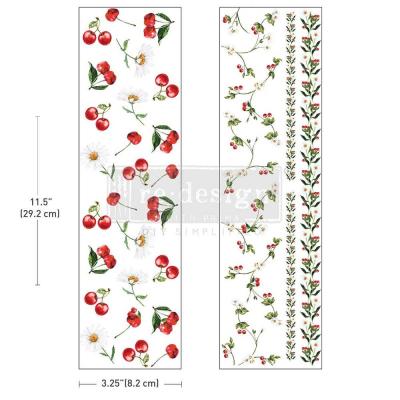 Prima Marketing Re-Design Luxe Transfers - Daisy Cherry Delight