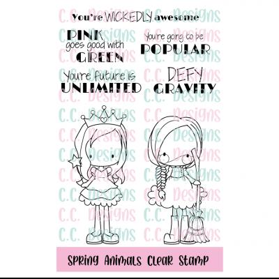 C.C. Designs Stempel - Pink Green