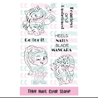 C.C. Designs Stempel - Tiger Hunt