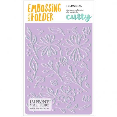 Impronte d’Autore Mini Embossing Folder - Flowers