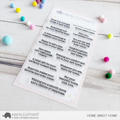 Mama Elephant Stempel - Home Sweet Home