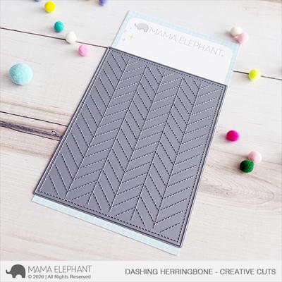 Mama Elephant Creative Cuts - Dashing Herringbone