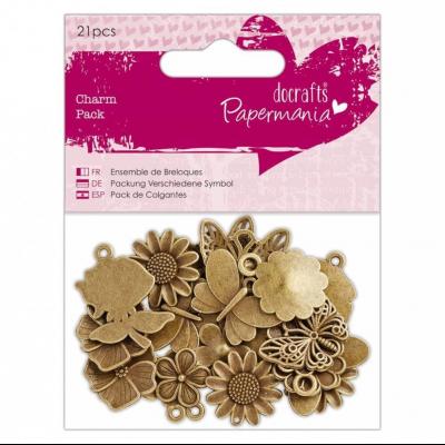 Papermania Charm Pack - Flowers & Butterflies