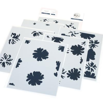 Pinkfresh Studio Artful Foundations Stencil - Petal Pop