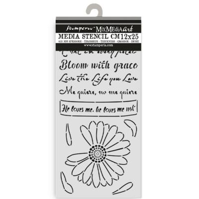 Stamperia Daisy Art Stencil - He Loves Me, He Loves Me Not