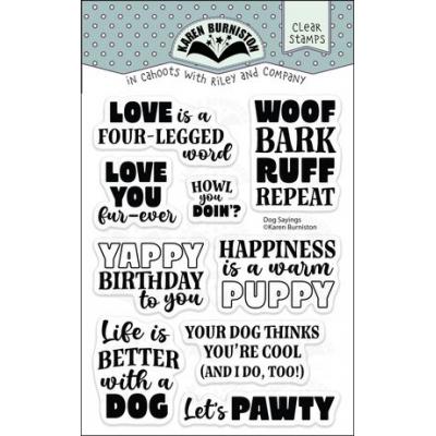Karen Burniston Stempel - Dog Sayings