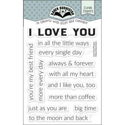 Karen Burniston Stempel - Love You Phrases