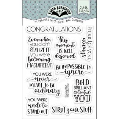 Karen Burniston Stempel - Strut Your Stuff