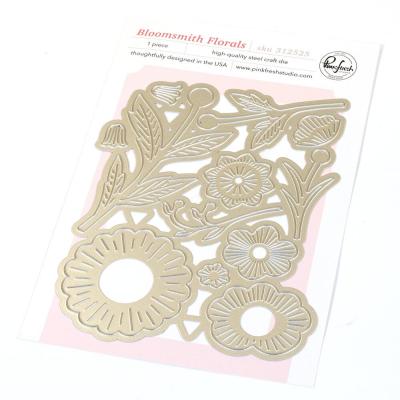 Pinkfresh Studio Homespun With Heart Die - Bloomsmith Florals
