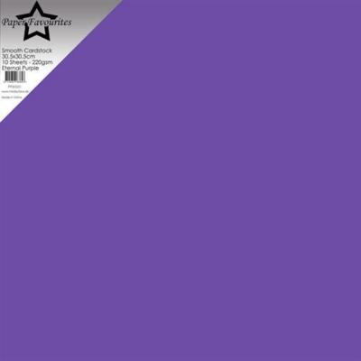 Paper Favourites Smooth Cardstock - Eternal Purple