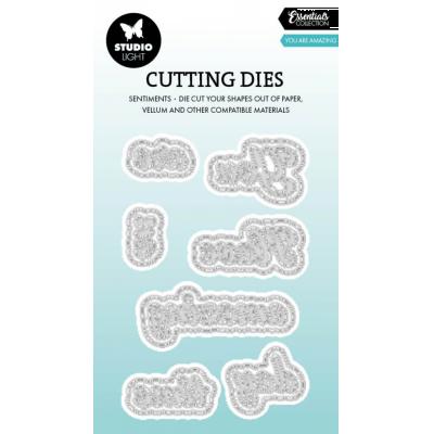 StudioLight Cutting Dies - You Are Amazing Essentials