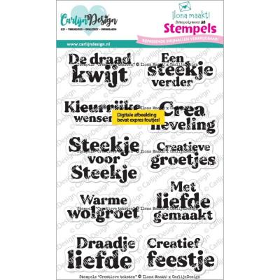 CarlijnDesign Stempel - Creative Texts (NL)