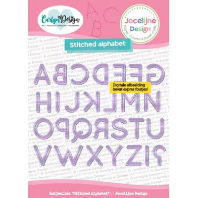 CarlijnDesign Dies - Stitched Alphabet
