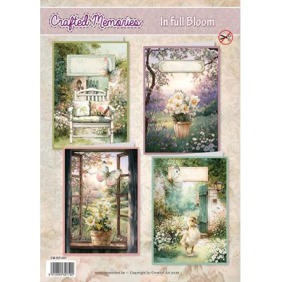 Creatief Art In Full Bloom Crafted Memories Card Kit