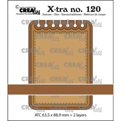 Crealies Cutting Dies - ATC Notebook Horizontal