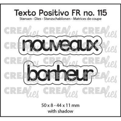 Crealies Cutting Dies - Nouveaux Bonheur (FR)