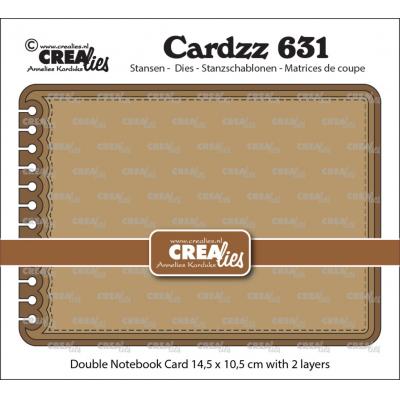 Crealies Cutting Dies - Double Card Notebook With Rounded Corners