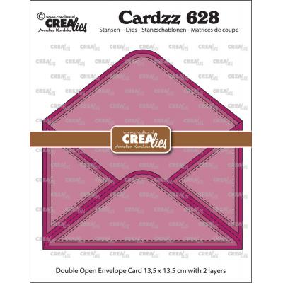 Crealies Cutting Dies - Double Card Open Envelope
