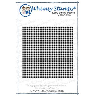 Whimsy Stamps Stempel - Gingham Background
